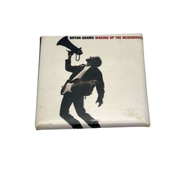 Other - Vintage Bryan Adams Waking Up The Neighbours Album Button